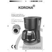 Korona 10402 Coffee Maker manual cover