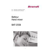 Brandt BAT-255B Mixer manual cover