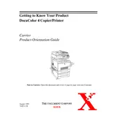 Xerox DocuColor 4 Printer manual cover