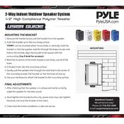 Pyle PDWR35BL Tweeter manual cover