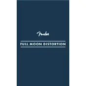 Fender Full Moon Distortion Effects Pedal manual cover