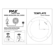 Pyle PLMR65C Speaker manual cover