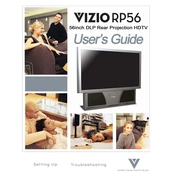 Vizio RP56 TV manual cover