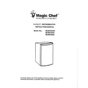 Magic Chef MCBR360B Refrigerator manual cover