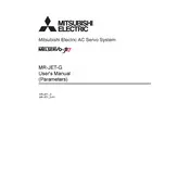 Mitsubishi MR-JET-G-N1 Parameter manual cover