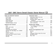 GMC Sierra Denali 2007 manual cover