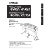 Yamaha YT-280D Percussion manual cover