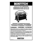 Bostitch CAP1512-OF Compressor manual cover