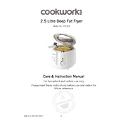 Cookworks 7078176 DF5318 Fryer manual cover