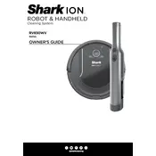 Shark ION Robot RV850WV Vacuum manual cover