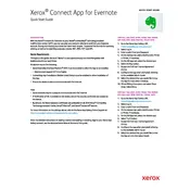 Xerox Connect App for Evernote Application manual cover