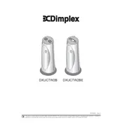 Dimplex DXUCTW2B Heater manual cover