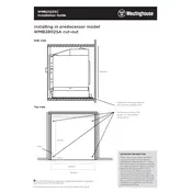 Westinghouse WMB2522SC Microwave manual cover