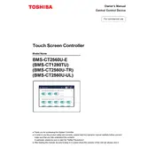 Toshiba BMS-CT1280TU Controller manual cover