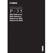 Yamaha P-35 Piano manual cover