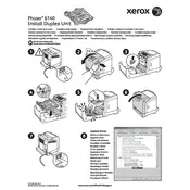 Xerox Phaser 6140 Duplex Unit Printer manual cover