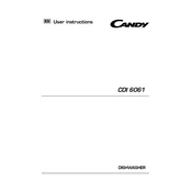 Candy CDI 6061-80 manual cover