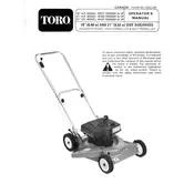 Toro 19-inch 16077 Mower manual cover