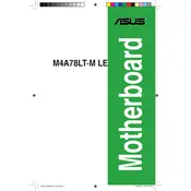 ASUS M4A78LT-M LE Motherboard manual cover