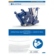 Blastrac 1-10DPS75 MKII Blasting Machine manual cover