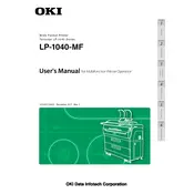 Oki Teriostar LP-1040-MF Printer manual cover