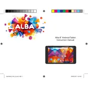 Alba C86 576/9298 Tablet manual cover