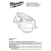 Milwaukee M18 Fuel 2982-20 Saw manual cover