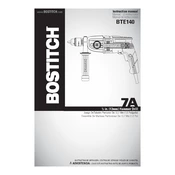 Bostitch BTE140K Drill manual cover