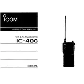 Icom IC-40G Transceiver manual cover