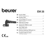 Beurer EM 26 TENS manual cover