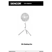 Sencor SFN 4080WH Fan manual cover