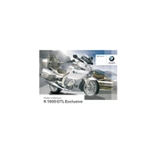 BMW K 1600 GTL Exclusive 2013 Motorcycle manual cover