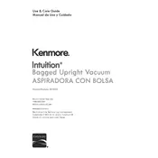 Kenmore BU4021 Vacuum manual cover