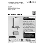 Viessmann Vitodens 100-W WB1B Series Boiler manual cover