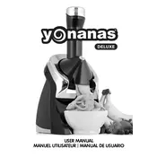 Yonanas Deluxe Blender manual cover