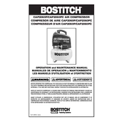 Bostitch CAP2060P Compressor manual cover