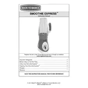 Back To Basics L5804 SE3000 Smoothie Maker manual cover