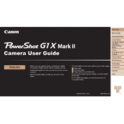 Canon PowerShot G1 X Mark II manual cover