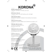 Korona 81010 Fan manual cover