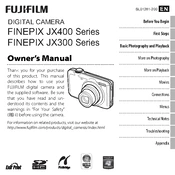 Fujifilm FinePix JX300 Camera manual cover