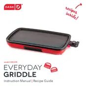 Dash DEG205GB Everyday Griddle manual cover