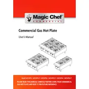 Magic Chef MCCHP12 Hot Plate manual cover