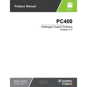 Campbell Scientific PC400 Version 4.7 Software manual cover