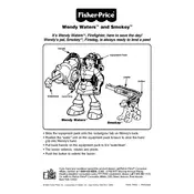 Fisher Price Mattel Rescue Heroes Wendy Waters Firefighter 77078 Toy manual cover