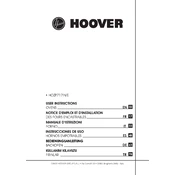 Hoover HOZP717IN E manual cover