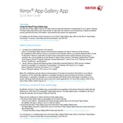 Xerox App Gallery App Application manual cover