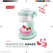 Dash DSIM100 Shaved Ice Maker manual cover