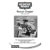 Fisher Price Mattel Rescue Chopper G8935 Toy manual cover