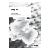 Samsung WA52J8060AP Washing Machine manual cover