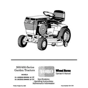 Toro Wheel Horse 51-12KE02 Tractor manual cover